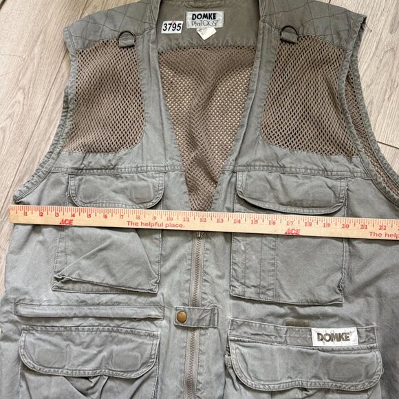 Vintage Domke Photogs Panasonic DVCPRO Photography Camera Vest Mens Large Gray - Picture 7 of 8